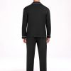Men Modal Pajama Set Long Sleeve Pjs Button Down Sleepwear Soft Comfy Loungewear Sets 2 Piece Nightwear S-3XL