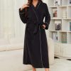 Women Cozy Robes, Soft Long Sleepwear Comfortable Bathrobe for Women Loose Loungewear Warm