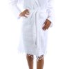 mens Turkish Hooded Bathrobe With Pocket for Men Women Lightweight Soft Ultra Absorbent Beach, Pool