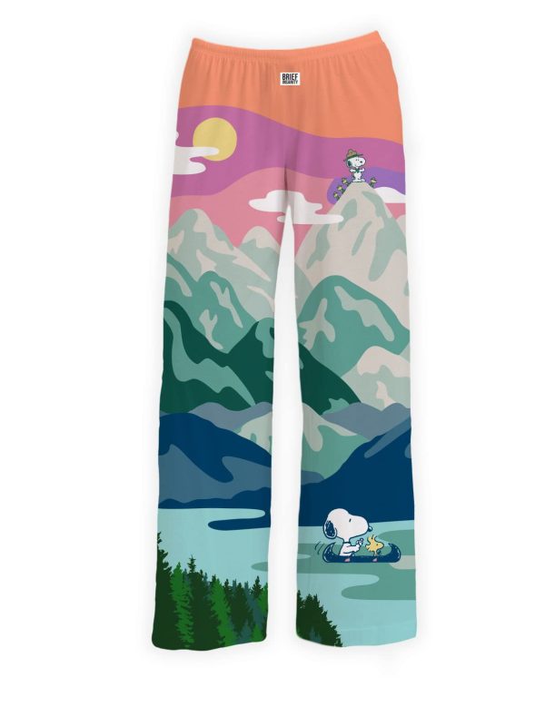 Snoopy Floral Lounge Pajama Pants for Men and Women (S-XXL)