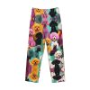 Poodles Dogs Print Lounge Waistband Drawstring Mens Pajama Pants Fashion Custom Sleepwear