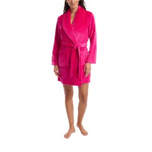 Women's Super Soft Luxe Plush Shawl Collar Robe