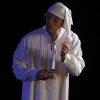 5 Pcs Funny Pajama Set for Men Includes Nightgown Men's Night Sleeping Hat Glasses Candle Holder with Candle