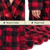 Robes For Women, Fleece Soft Fluffy Bathrobe, Plush Cozy Long Spa Robe
