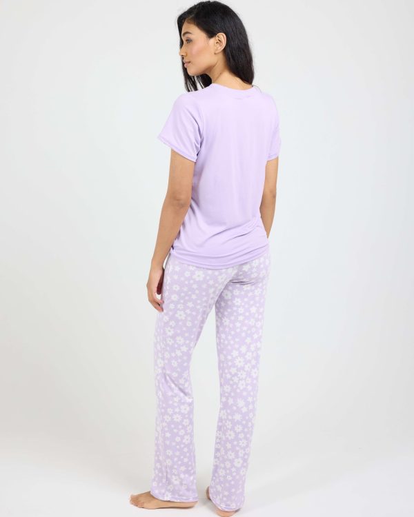 2 Pack: Women's Pajama Set - Choose from Short Sleeve with Pocket or Long Sleeve without Pocket