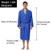Bathrobe Mens,Pure Cotton Robe for Men,Terry Cloth Bathrobe, Thick Spa-Grade Luxury Towel Bath Robe for Men