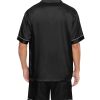 Men Silk Satin Pajamas Short Sleeve Pjs Set Button Down Sleepwear Soft Lounge Set Nightwear with Pockets