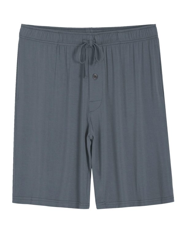 Men's Viscose Button Up Short Sleeves Pajamas Set