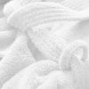 Premium 100% Cotton Terry Shawl Bath Robe Collar with FREE Slippers - ONE Unisex Men & Women Spa Robe