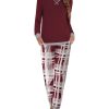 Pajamas Set for Women Long Sleeve Crew Neck Comfy Pjs Lounge Sets With Pockets
