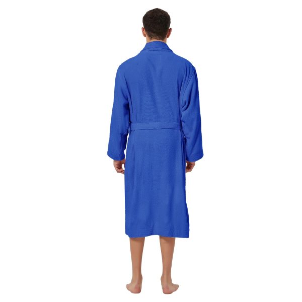 Bathrobe Mens,Pure Cotton Robe for Men,Terry Cloth Bathrobe, Thick Spa-Grade Luxury Towel Bath Robe for Men