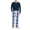 Men's Soft Woven 100% Cotton Elastic Waistband Sleep Pajama Pant