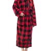 Robes For Women, Fleece Soft Fluffy Bathrobe, Plush Cozy Long Spa Robe