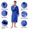 Bathrobe Mens,Pure Cotton Robe for Men,Terry Cloth Bathrobe, Thick Spa-Grade Luxury Towel Bath Robe for Men