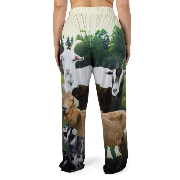 Goat Lounge Pajama Pants for Men and Women | Humorous, Funny, Comfortable Bottoms - Goat to be Kidding Print