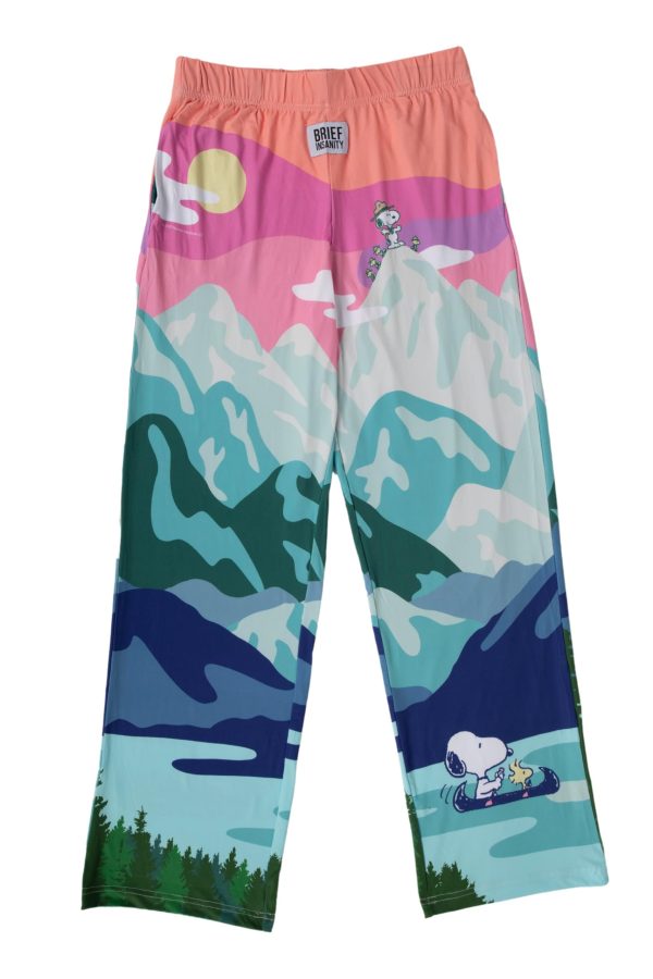 Snoopy Floral Lounge Pajama Pants for Men and Women (S-XXL)