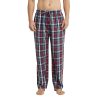 Men's Cotton Woven Pajama Pants, Soft Lounge Pajama Pants with big pockets for Men Plaid Pj Bottoms