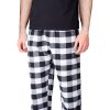 Men’s Pajama Set 2 Piece PJ with Crew Neck Tee and Pants