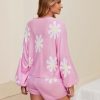 Knit Pajamas Set for Women Lounge Wear Sets Long Sleeve Sweatsuit Matching 2 Piece Outfits Casual Sweater Sets S-XXL
