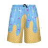 Mens Pajama Shorts Tropical Men's Pajama Bottoms with Pockets Sleepwear Lounge Sleep Shorts for Men Athletic Workout