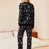 Pajamas Set Long Sleeve Pj Sets 2 Piece Jogger Pajama Sets Soft Sleepwear Loungewear for Women