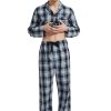 cotton pajama set for men 100% cotton pajamas soft PJS