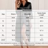 Silk Robes for Women Long Satin Bride Bridesmaid Wedding Party Robes Lightweight Sexy Sleepwear with Pockets
