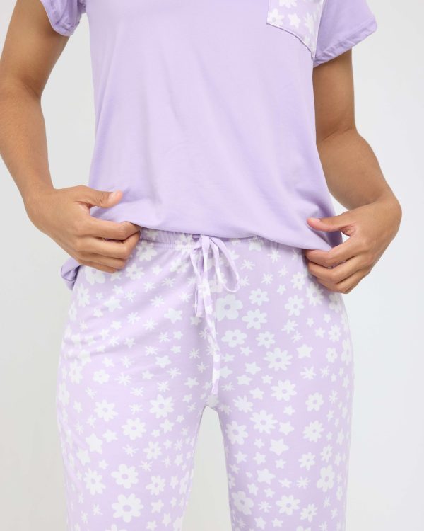 2 Pack: Women's Pajama Set - Choose from Short Sleeve with Pocket or Long Sleeve without Pocket