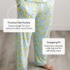 Men's Pajama Pants, Viscose Derived from Bamboo Sleep Bottoms, Lounge Pants w/Pockets, Soft PJs