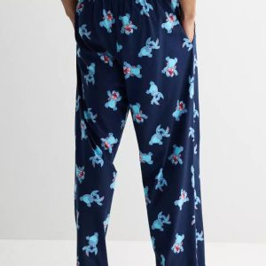 Mens Lounge Pants Stitch Pajama Bottoms