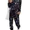 Pajamas Set Long Sleeve Pj Sets 2 Piece Jogger Pajama Sets Soft Sleepwear Loungewear for Women