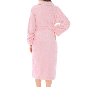 Premium Womens Plush Soft Robe Fluffy, Warm, Fleece Sherpa Shaggy Bathrobe