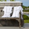 Women's Terry Bathrobe; Kimono Style; Front Pockets