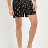 Mens Satin Boxer Shorts Pack, Silk Feeling Sleep Shorts Underwear with Button Fly, Silky Pajama Bottoms for Men