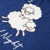 Women Soft Comfy Pajamas Cute Cat Short Sleeve Capri Pants PJS Set