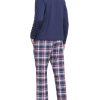 Pajama Sets for Men & Women Long Sleeve 2 Piece Sleepwear Loungewear Sets Soft PJ's with Pockets