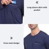 Pajama Sets for Men & Women Long Sleeve 2 Piece Sleepwear Loungewear Sets Soft PJ's with Pockets
