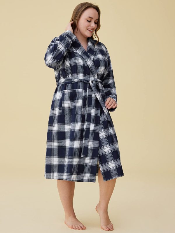 Women's Cotton Flannel Robe