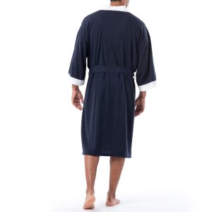 Men's Waffle Knit Kimono Robe