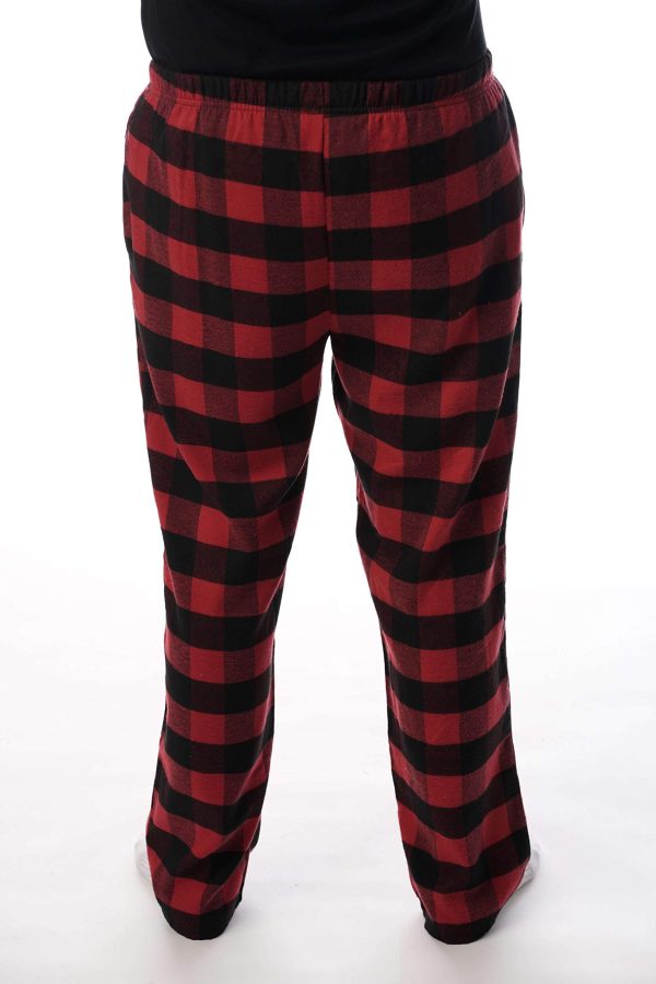 Men's Flannel Pajamas - Plaid Pajama Pants for Men - Lounge & Sleep PJ Bottoms