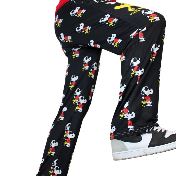 Snoopy Unisex Lounge Pajama Pants - Comfy, Loose-Fit, Ultra-Soft - Snoopy Joe Cool Sleep Bottoms