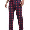 Mens Modal Pajama Pants 2 Pack Lightweight Long Bottoms Pants with Pocket Drawstring