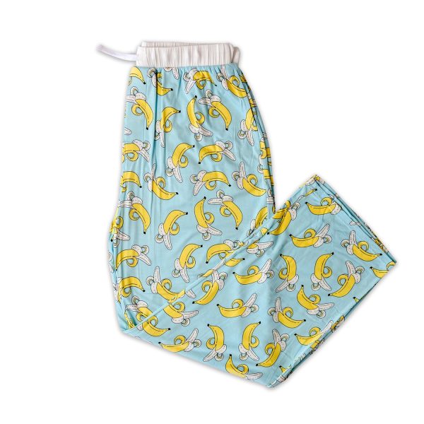 Men's Pajama Pants, Viscose Derived from Bamboo Sleep Bottoms, Lounge Pants w/Pockets, Soft PJs