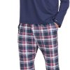 Pajama Sets for Men & Women Long Sleeve 2 Piece Sleepwear Loungewear Sets Soft PJ's with Pockets