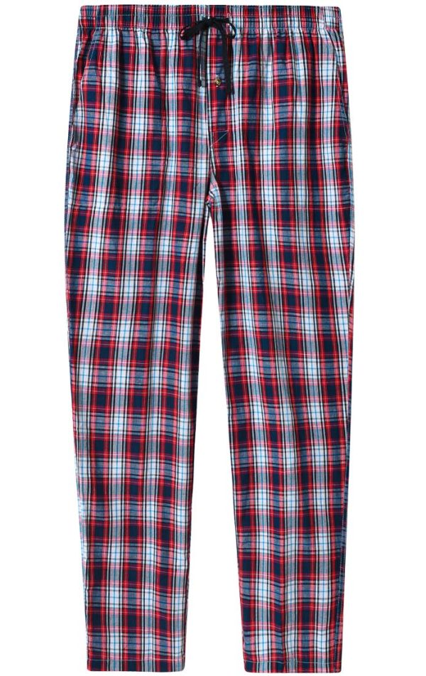 Men's Pajama Pants Ultra Lightweight Pjs Bottoms Sleepwear Bottom Pants with Pocket Drawstring 3-Pack