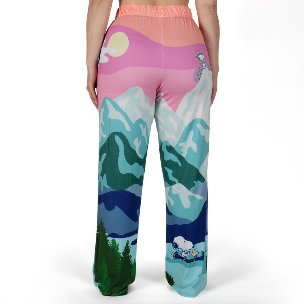 Snoopy Floral Lounge Pajama Pants for Men and Women (S-XXL)