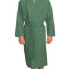 Mens Robe, Waffle Spa Bathrobe, Soft Kimono Bath Robe