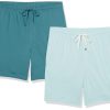 Men's 7" Cotton Knit Pajama Shorts, Pack of 2