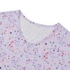 2 Pack Cotton Pajamas for Women Set Two Piece Short Sleeve Sleepwear Tops with Capri Pants Summer Pj Set