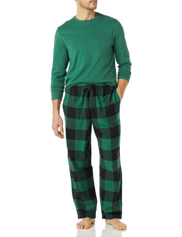 Men's Soft Flannel Pajama Sleepwear Set (Available in Big & Tall)